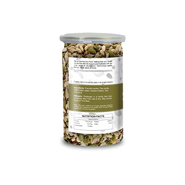 Berries And Nuts Premium Roasted Seeds Mix 200 Grams & Salted Seeds Mix 200 Grams Combo | 400 Grams